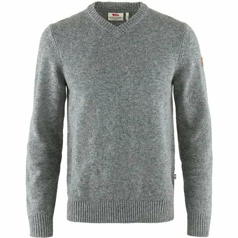 Fjallraven Men Övik Sweater Grey PH193154 Philippines